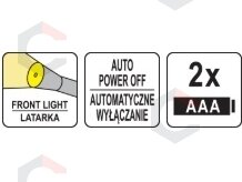 Srovės matavimo replės | TRUE RMS AC/DC 10MA - 600A (YT-730934) 8