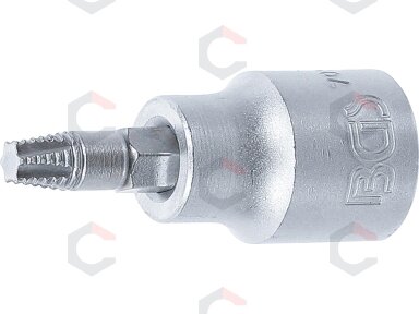Sraigtinis ištraukimo antgalis | 10 mm (3/8") | pažeistam T-Star (Torx) T27 (7098-T27) Sraigtinis ištraukimo antgalis | 10 mm (3/8") | pažeistam T-Star (Torx) T27 (7098-T27)