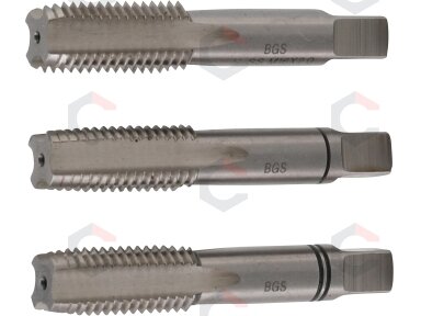 Sriegikliai | pirmas / vidurinis / galutinis sriegimas | M16 x 2.0 | 3 vnt. (928) Sriegikliai | pirmas / vidurinis / galutinis sriegimas | M16 x 2.0 | 3 vnt. (928)