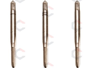 Sriegikliai | pirmas / vidurinis / galutinis sriegimas | M3 x 0,5 | 3 vnt. (930) Sriegikliai | pirmas / vidurinis / galutinis sriegimas | M3 x 0,5 | 3 vnt. (930)