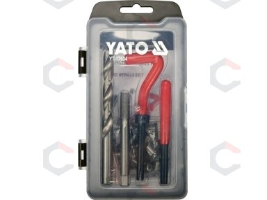 Sriegio remonto rinkinys | M10 x 1.5 | 30 vnt. (YT-17634) Sriegio remonto rinkinys | M10 x 1.5 | 30 vnt. (YT-17634)