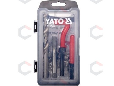 Sriegio remonto rinkinys | M12 x 1.75 | 30 vnt. (YT-17635) Sriegio remonto rinkinys | M12 x 1.75 | 30 vnt. (YT-17635)