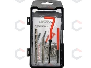 Sriegio remonto rinkinys | M6 x 1.00 | 30 vnt. (YT-17632) Sriegio remonto rinkinys | M6 x 1.00 | 30 vnt. (YT-17632)