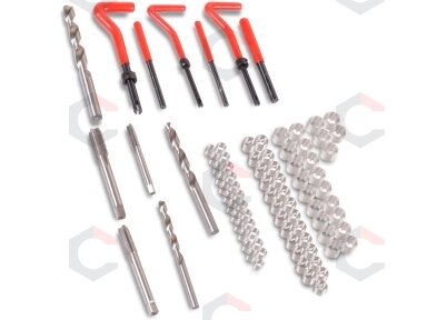 Sriegio remonto rinkinys | M6x1 / M8x1,25 / M10x1,5. | 88 vnt. (2789G) Sriegio remonto rinkinys | M6x1 / M8x1,25 / M10x1,5. | 88 vnt. (2789G)