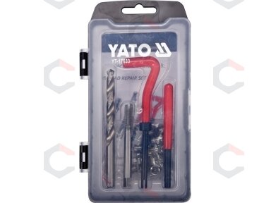 Sriegio remonto rinkinys | M8 x 1.25 | 30 vnt. (YT-17633) Sriegio remonto rinkinys | M8 x 1.25 | 30 vnt. (YT-17633)