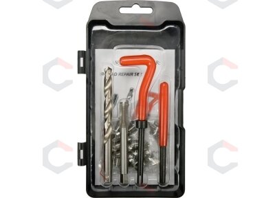 Sriegio remonto rinkinys | M8 x 1.25 | 30 vnt. (YT-17633) Sriegio remonto rinkinys | M8 x 1.25 | 30 vnt. (YT-17633)