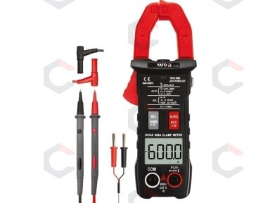 Srovės matavimo replės | automatinės | AC / DC 600A (YT-73093) Srovės matavimo replės | automatinės | AC / DC 600A (YT-73093)