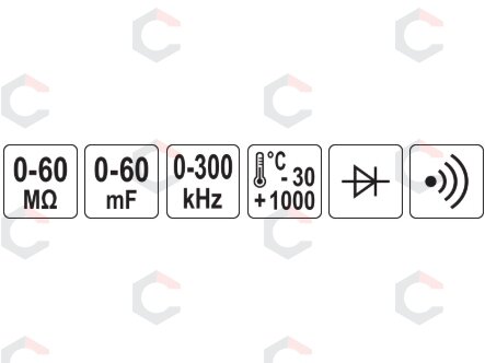 Srovės matavimo replės | TRUE RMS AC/DC 10MA - 600A (YT-730934) 6