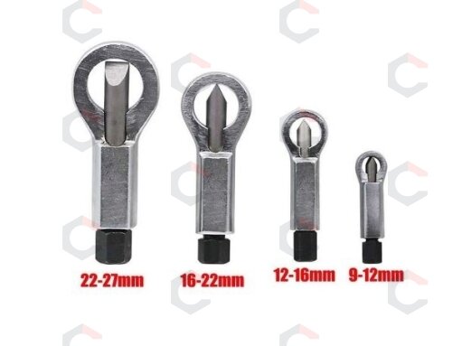 Sriegio nukandėjų rinkinys | 9-27 mm | 4 vnt. (SK0997) 6 Sriegio nukandėjų rinkinys | 9-27 mm | 4 vnt. (SK0997) 6