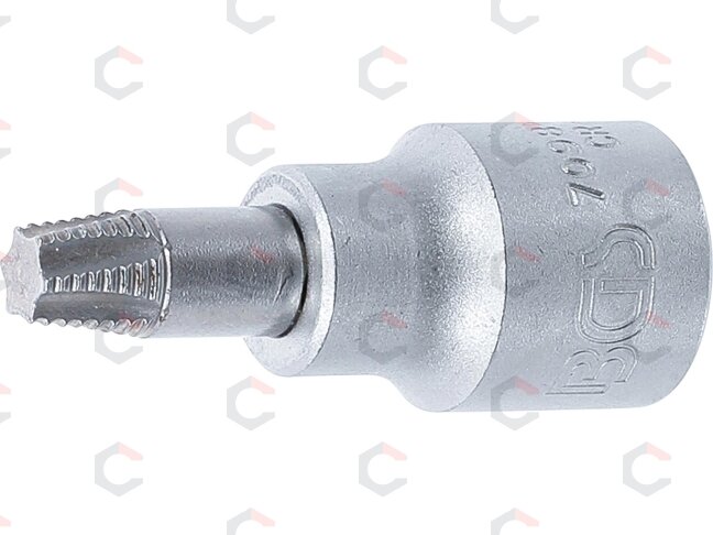 Sraigtinis ištraukimo antgalis | 10 mm (3/8") | pažeistam T-Star (Torx) T40 (7098-T40) Sraigtinis ištraukimo antgalis | 10 mm (3/8") | pažeistam T-Star (Torx) T40 (7098-T40)