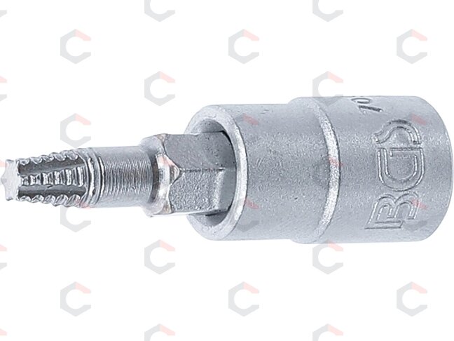 Sraigtinis ištraukimo antgalis | 6,3 mm (1/4") | pažeistam T-Star (Torx) T20 (7098-T20) Sraigtinis ištraukimo antgalis | 6,3 mm (1/4") | pažeistam T-Star (Torx) T20 (7098-T20)