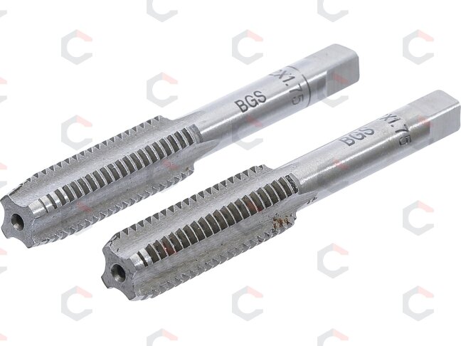 Sriegikliai | pirmas ir galutinis sriegimas | M12 x 1,75 | 2 vnt. (M12X1.75-B) Sriegikliai | pirmas ir galutinis sriegimas | M12 x 1,75 | 2 vnt. (M12X1.75-B)
