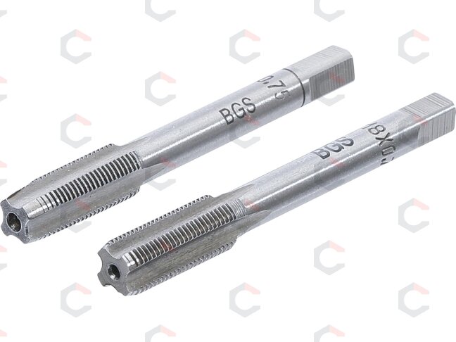 Sriegikliai | pirmas ir galutinis sriegimas | M8 x 0.75 | 2 vnt. (M8X0.75-B)