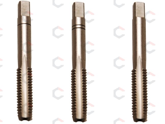 Sriegikliai | pirmas / vidurinis / galutinis sriegimas | M10 x 1,5 | 3 vnt. (935) Sriegikliai | pirmas / vidurinis / galutinis sriegimas | M10 x 1,5 | 3 vnt. (935)