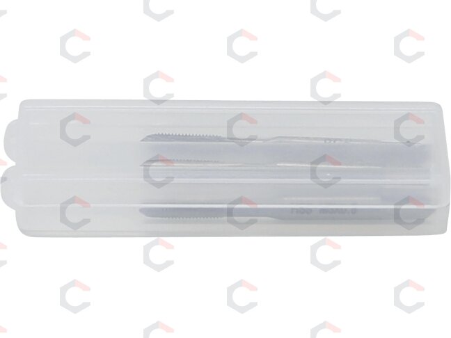 Sriegikliai | pirmas / vidurinis / galutinis sriegimas | M3 x 0.5 | 3 vnt. (920) 2 Sriegikliai | pirmas / vidurinis / galutinis sriegimas | M3 x 0.5 | 3 vnt. (920) 2