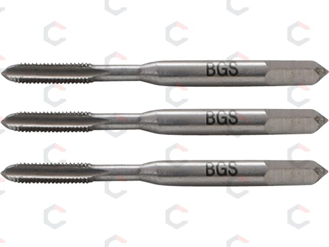 Sriegikliai | pirmas / vidurinis / galutinis sriegimas | M3 x 0.5 | 3 vnt. (920) Sriegikliai | pirmas / vidurinis / galutinis sriegimas | M3 x 0.5 | 3 vnt. (920)