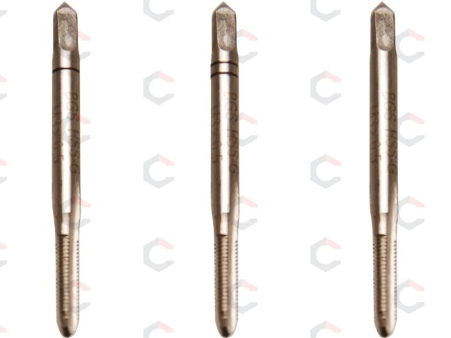 Sriegikliai | pirmas / vidurinis / galutinis sriegimas | M3 x 0,5 | 3 vnt. (930) Sriegikliai | pirmas / vidurinis / galutinis sriegimas | M3 x 0,5 | 3 vnt. (930)