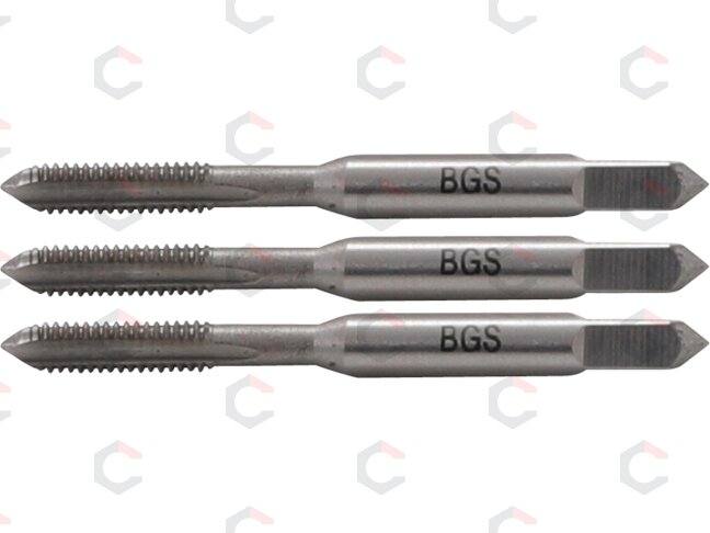 Sriegikliai | pirmas / vidurinis / galutinis sriegimas | M4 x 0.7 | 3 vnt. (921) Sriegikliai | pirmas / vidurinis / galutinis sriegimas | M4 x 0.7 | 3 vnt. (921)