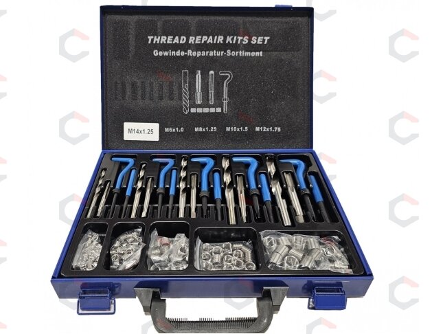 Sriegio remonto rinkinys | M5 - M12 | HSS4241 | 130 vnt. (SK09150) 1 Sriegio remonto rinkinys | M5 - M12 | HSS4241 | 130 vnt. (SK09150) 1