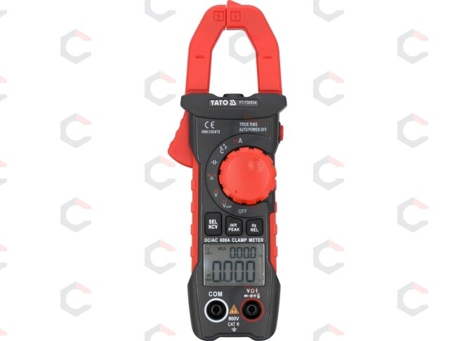 Srovės matavimo replės | TRUE RMS AC/DC 10MA - 600A (YT-730934) 3