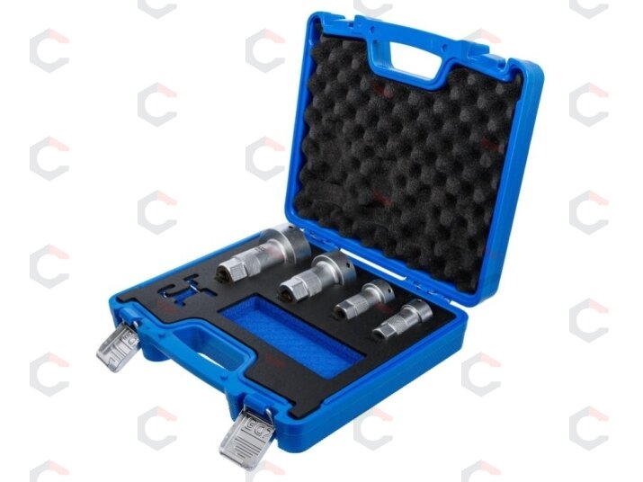 Sriegpjovių laikiklių rinkinys | M3–M24 | 3/8" ir 1/2" | 4 vnt. (74683) 1 Sriegpjovių laikiklių rinkinys | M3–M24 | 3/8" ir 1/2" | 4 vnt. (74683) 1