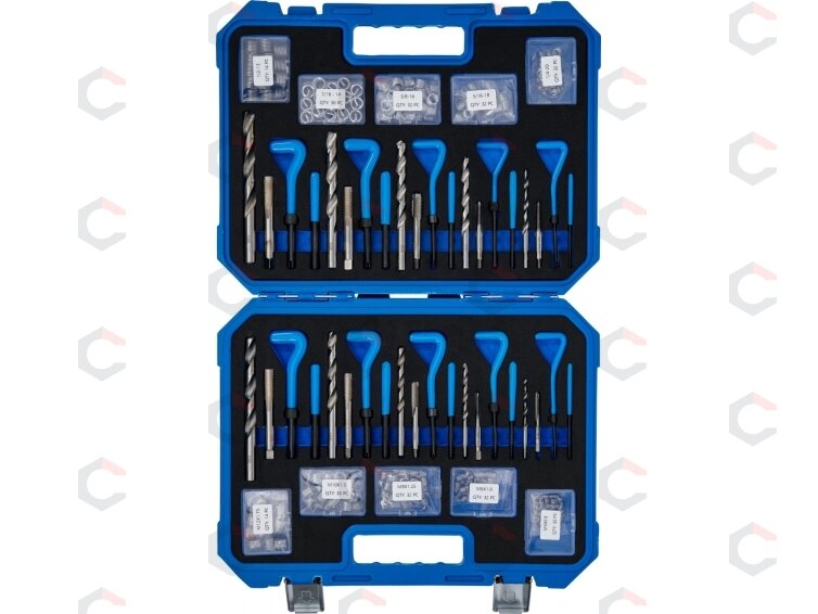 Sriegio remonto rinkinys | metriniai / coliniai | M5 - M12, 1/4" - 1/2" | 320 vnt (9483) 4