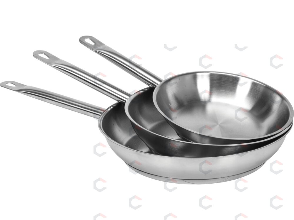 Profesionali keptuvė indukcijai | nerūdijančio plieno | 20 cm (YG-00100) 1 Profesionali keptuvė indukcijai | nerūdijančio plieno | 20 cm (YG-00100) 1