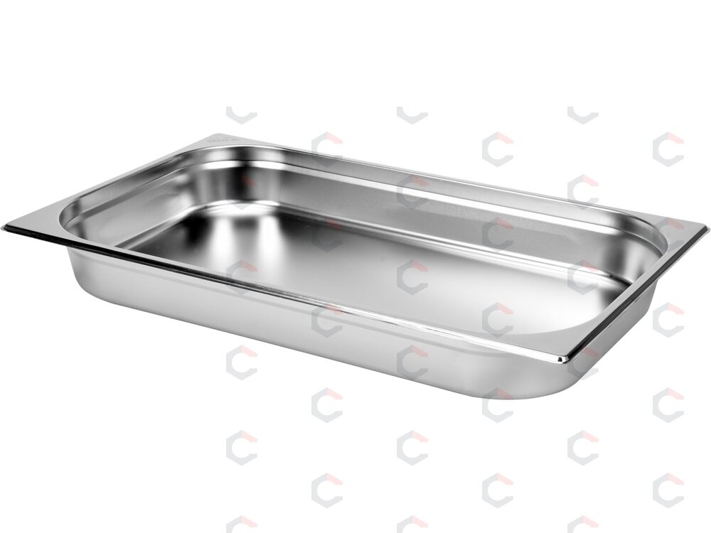 Gastronominis indas GN 1/1 | 530 × 325 × 65 mm | nerūdijantis plienas | 8,5 l (YG-00252)
