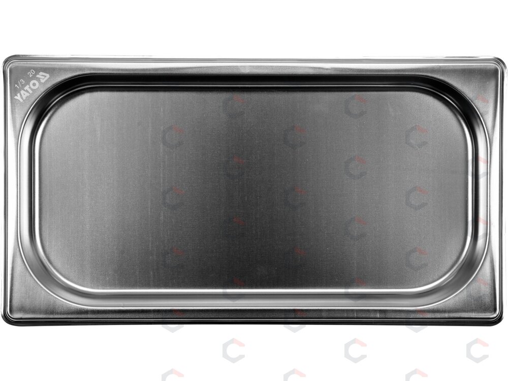 Gastronominis indas GN 1/3 | 325 × 176 × 20 mm | nerūdijantis plienas | 0,7 l (YG-00270) 1
