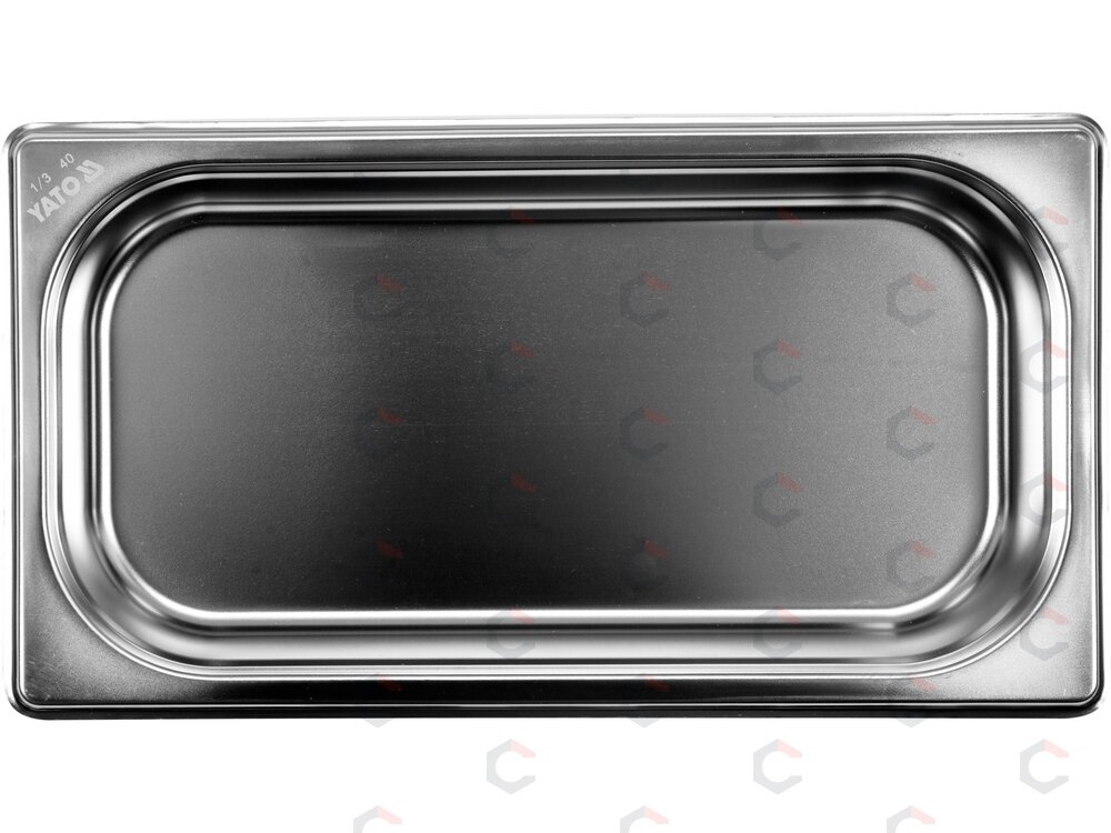 Gastronominis indas GN 1/3 | 325 × 176 × 40 mm | nerūdijantis plienas | 1,5 l (YG-00271) 1 Gastronominis indas GN 1/3 | 325 × 176 × 40 mm | nerūdijantis plienas | 1,5 l (YG-00271) 1