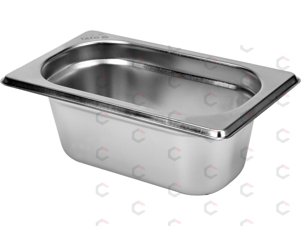 Gastronominis indas GN 1/9 | 176 × 108 × 65 mm | nerūdijantis plienas | 0,55 l (YG-00295) Gastronominis indas GN 1/9 | 176 × 108 × 65 mm | nerūdijantis plienas | 0,55 l (YG-00295)