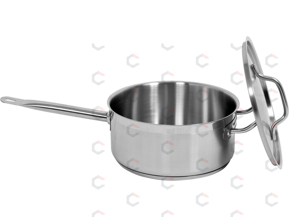 Nerūdijančio plieno prikaistuvis su dangčiu | Ø 24 cm | 240 × 110 mm | 5 l (YG-00062) 1 Nerūdijančio plieno prikaistuvis su dangčiu | Ø 24 cm | 240 × 110 mm | 5 l (YG-00062) 1