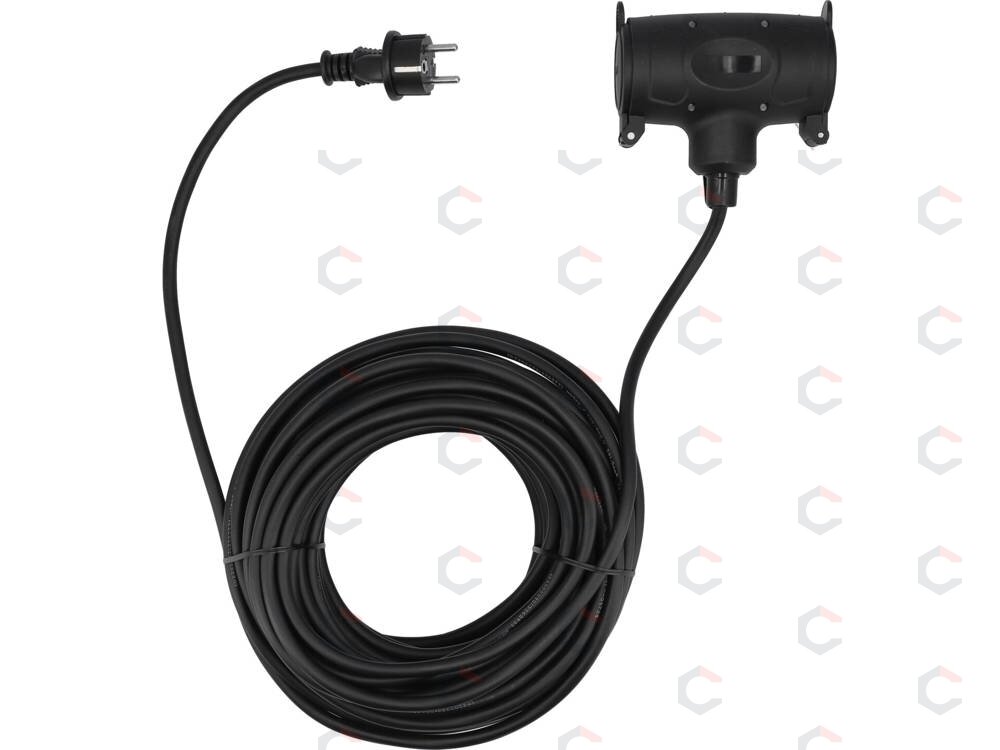 Statybinis elektros dirbtuvių ilgintuvas 2G tipo F | 25 m | Schuko | IP44 (YT-81032) Statybinis elektros dirbtuvių ilgintuvas 2G tipo F | 25 m | Schuko | IP44 (YT-81032)