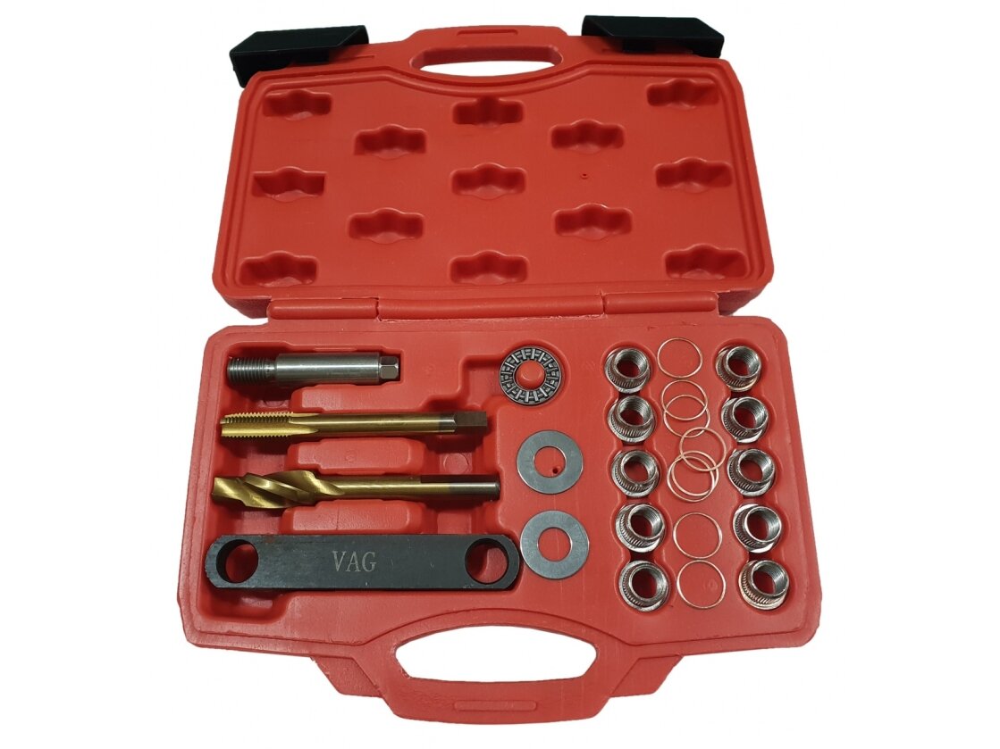 Stabdžių sriegio remonto rinkinys VAG | M12 x 1,5 | 15 vnt. (H1077) Stabdžių sriegio remonto rinkinys VAG | M12 x 1,5 | 15 vnt. (H1077)