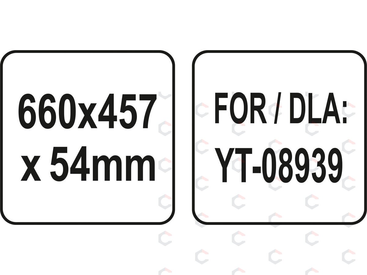 Stalviršio sutvirtinimas YT-08939 (YT-08940) 2 Stalviršio sutvirtinimas YT-08939 (YT-08940) 2