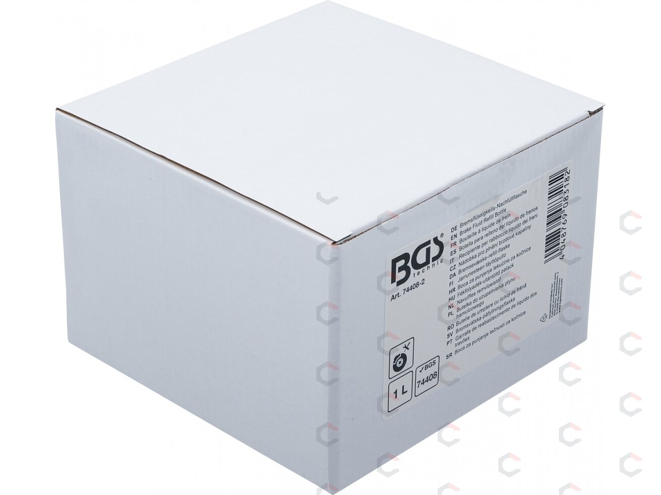 Stabdžių skysčio papildymo butelis | 1 l | skirtas BGS 74408 stabdžių nuorinimo rinkiniui (74408-2) 3 Stabdžių skysčio papildymo butelis | 1 l | skirtas BGS 74408 stabdžių nuorinimo rinkiniui (74408-2) 3