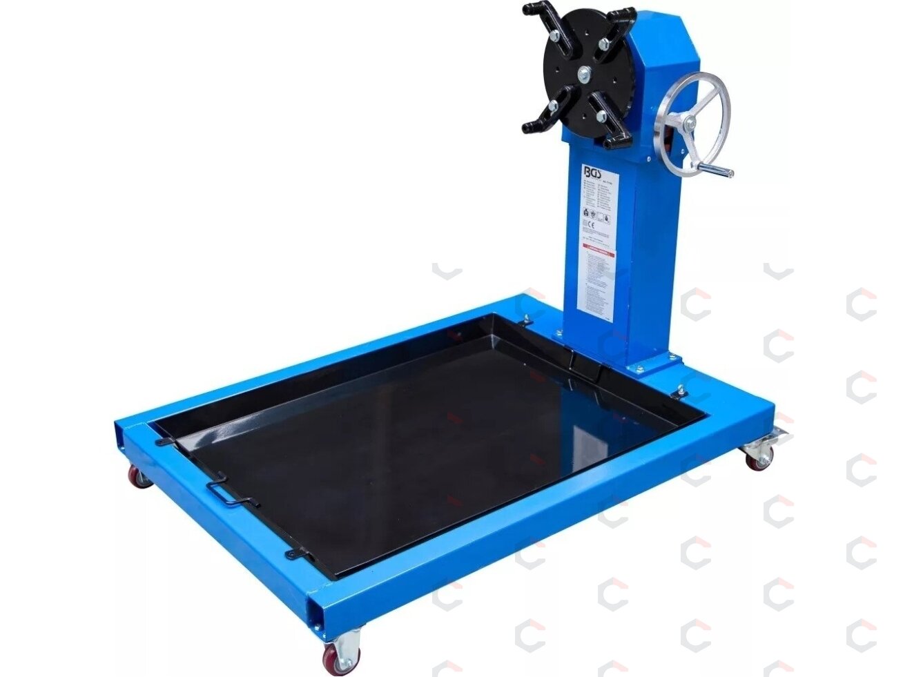 Stendas varikliui su įrankių dėklu | Heavy Duty | 800 kg (71100) Stendas varikliui su įrankių dėklu | Heavy Duty | 800 kg (71100)