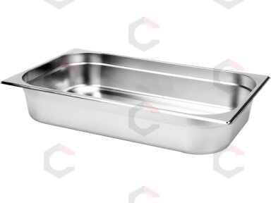 Gastronominis indas GN 1/1 | 530 × 325 × 100 mm | nerūdijantis plienas | 12,5 l (YG-00253) Gastronominis indas GN 1/1 | 530 × 325 × 100 mm | nerūdijantis plienas | 12,5 l (YG-00253)
