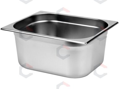 Gastronominis indas GN 1/2 | 325 × 265 × 150 mm | nerūdijantis plienas | 8,5 l (YG-00264)