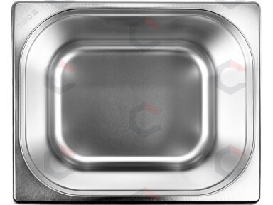 Gastronominis indas GN 1/2 | 325 × 265 × 200 mm | nerūdijantis plienas | 11,5 l (YG-00265) Gastronominis indas GN 1/2 | 325 × 265 × 200 mm | nerūdijantis plienas | 11,5 l (YG-00265)