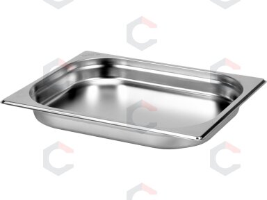 Gastronominis indas GN 1/2 | 325 × 265 × 40 mm | nerūdijantis plienas | 2,5 l (YG-00261) Gastronominis indas GN 1/2 | 325 × 265 × 40 mm | nerūdijantis plienas | 2,5 l (YG-00261)