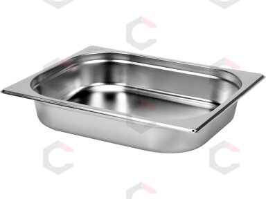 Gastronominis indas GN 1/2 | 325 × 265 × 65 mm | nerūdijantis plienas | 3,5 l (YG-00262) Gastronominis indas GN 1/2 | 325 × 265 × 65 mm | nerūdijantis plienas | 3,5 l (YG-00262)