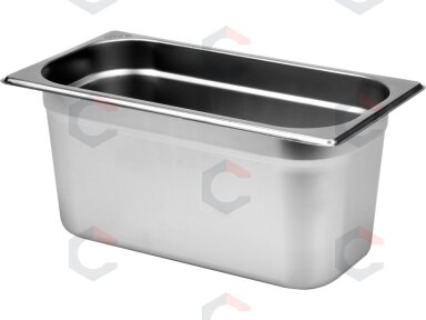 Gastronominis indas GN 1/3 | 325 × 176 × 150 mm | nerūdijantis plienas | 5,5 l (YG-00274) Gastronominis indas GN 1/3 | 325 × 176 × 150 mm | nerūdijantis plienas | 5,5 l (YG-00274)