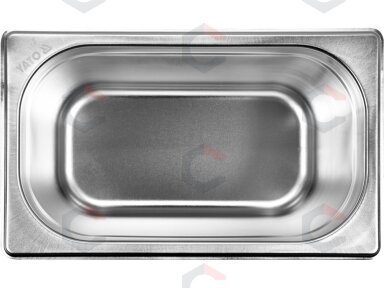 Gastronominis indas GN 1/4 | 265 × 162 × 150 mm | nerūdijantis plienas | 3,1 l (YG-00284)