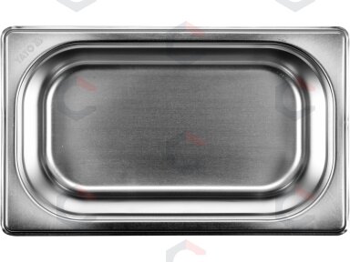 Gastronominis indas GN 1/4 | 265 × 162 × 65 mm | nerūdijantis plienas | 1,5 l (YG-00282)