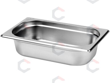 Gastronominis indas GN 1/4 | 265 × 162 × 65 mm | nerūdijantis plienas | 1,5 l (YG-00282)