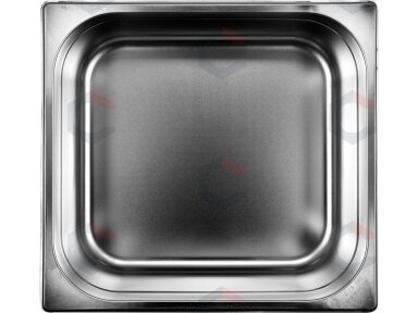 Gastronominis indas GN 2/3 | 354 × 325 × 100 mm | nerūdijantis plienas | 8,0 l (YG-00303)