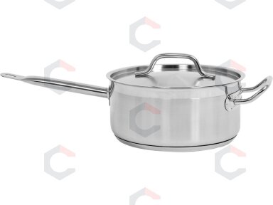 Nerūdijančio plieno prikaistuvis su dangčiu | Ø 24 cm | 240 × 110 mm | 5 l (YG-00062) Nerūdijančio plieno prikaistuvis su dangčiu | Ø 24 cm | 240 × 110 mm | 5 l (YG-00062)