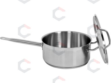 Nerūdijančio plieno prikaistuvis su dangčiu | Ø 24 cm | 240 × 110 mm | 5 l (YG-00062) Nerūdijančio plieno prikaistuvis su dangčiu | Ø 24 cm | 240 × 110 mm | 5 l (YG-00062)
