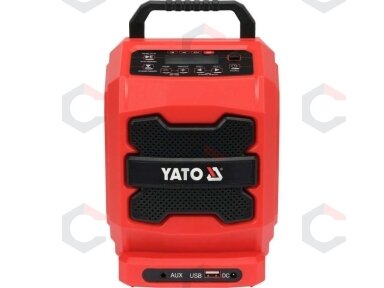 Statybinis radijas – 18 V akumuliatorius + 230 V, FM/AM/Bluetooth/AUX (YT-82940) Statybinis radijas – 18 V akumuliatorius + 230 V, FM/AM/Bluetooth/AUX (YT-82940)